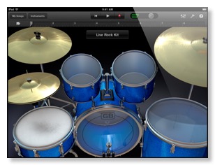 garageband drumkit screenshot